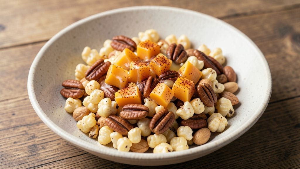 Chex Mix Without Chex: Crunchy Nutty Cheese Snack in 10 Minutes