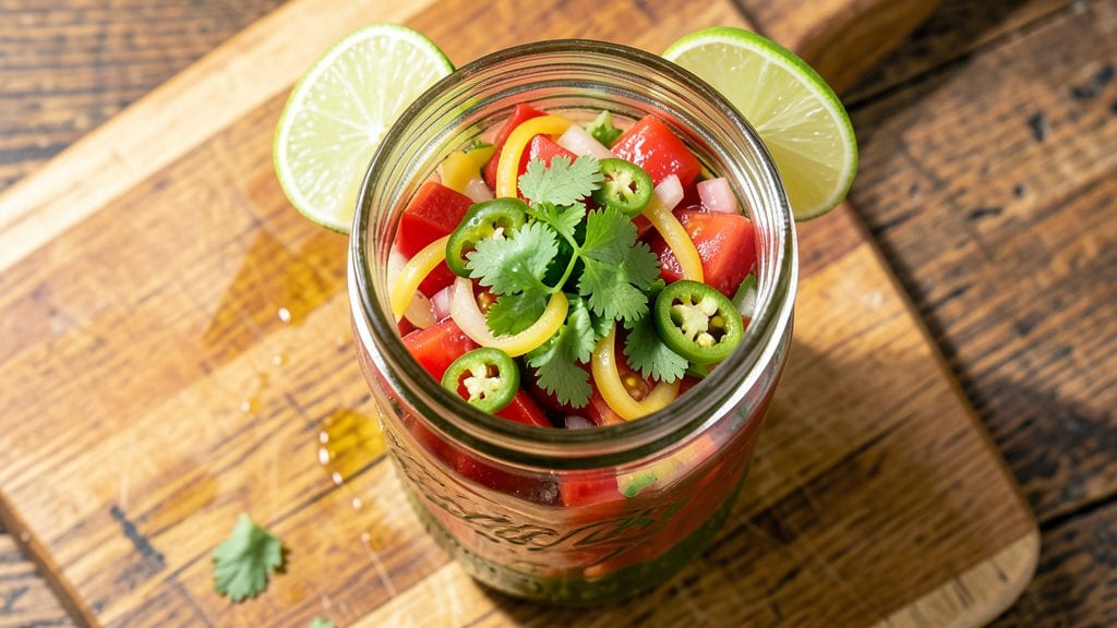 No-Cook Freezer Salsa Recipe: Zesty Layers of Flavor Ready in Minutes